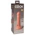Rey Cock Elite 6 - Vibrador con ventosa (15cm) - Natural