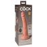 King Cock Elite 7 - vibrador con ventosa y control remoto 18cm - natural