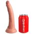 King Cock Elite 7 - Consolador de 18 cm con ventosa y control remoto - Natural