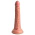 King Cock Elite 7 - vibrador con ventosa y control remoto 18cm - natural