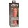 King Cock Elite 8 - vibrador succionador (20cm) - natural