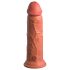 King Cock Elite 8 - Vibrador Realista 20 cm (tono oscuro natural)