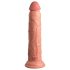 King Cock Elite 9 - Vibrador con ventosa 23 cm - Natural