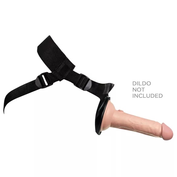 King Cock Elite Beginner's - arnés con dildo - realista - silicona negra