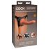 King Cock Elite Comfy - arnés con consolador (oscuro natural)