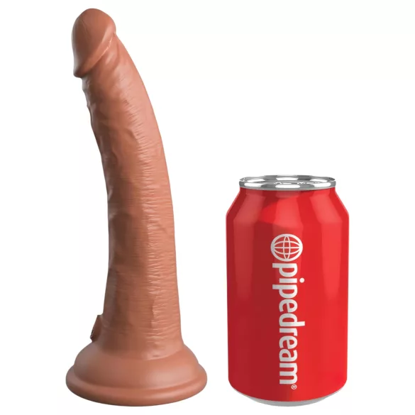 King Cock Elite Comfy - arnés con dildo realista - silicona marrón oscuro