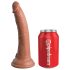 King Cock Elite Comfy - arnés con consolador (oscuro natural)