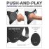 Body Dock G-punto Pro - Arnés con Control Remoto (Negro)