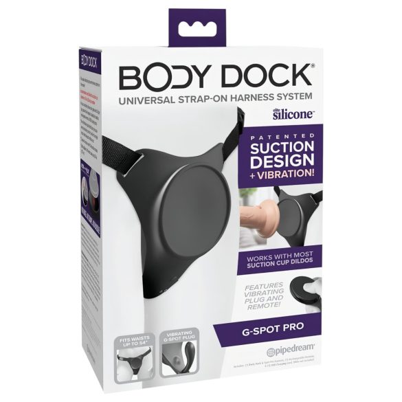 Body Dock - arnés con dildo G-punto y Silexd 7 - silicona