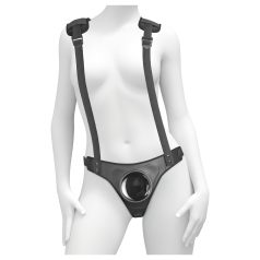 Body Dock - Calzoncillos Sujetadores con Tirantes (Negro)