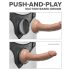 Body Dock - braguita con tirantes (negro)