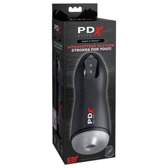 PDX Suck-O-Matic - masturbador automático recargable - negro
