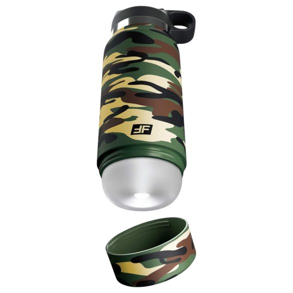 Fap Flask Happy Camper - masturbador en botella (verde-negro)