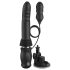 Fetiche - vibrador empujador (negro)