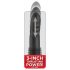 Fetiche - vibrador empujador (negro)