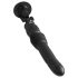 Fetiche - vibrador empujador (negro)