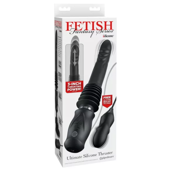 Fetish - vibrador empujador - negro