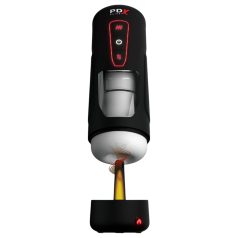 PDX Elite Milk Me Hotter - masturbador calefactable (negro)