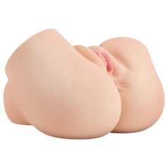 PDX Elite - succión, vibrante 2en1 masturbador (natural)