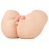 PDX Elite - Masturbador 2en1 vibrante (natural)
