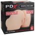 PDX Elite - Masturbador 2en1 vibrante (natural)