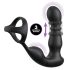 Fantasía Anal - Vibrador Rotativo con Anillo de Pene (negro)