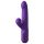 Fantasía para Ella - Vibrador 2 en 1 con función de empuje y estimulador de clítoris (lila)