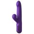 Fantasía para Ella - Vibrador 2 en 1 con función de empuje y estimulador de clítoris (lila)