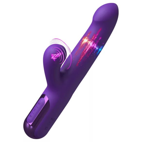 Fantasy For Her - Vibrador impulsor 2en1 y estimulador de clítoris - lila