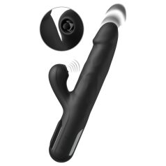 Fetish - Vibrador empuje 3 motores (negro)