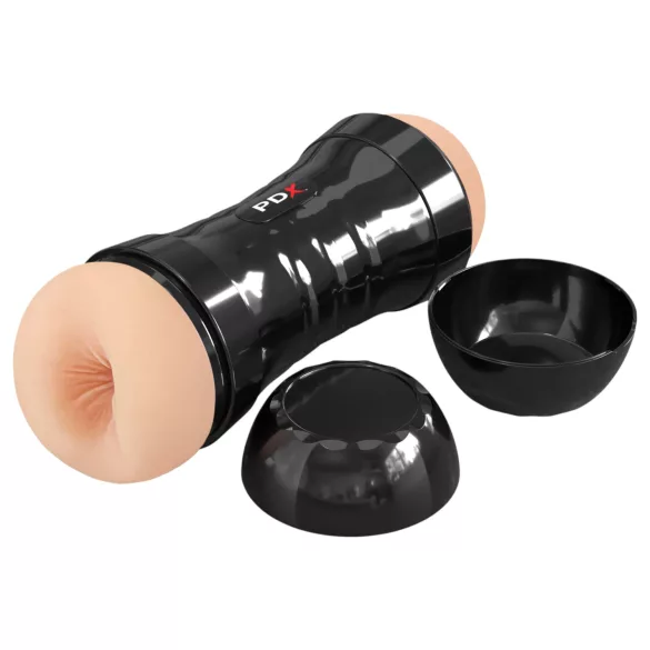 PDX Wet Pussies - masturbador realista vagina y ano - color natural