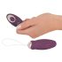 Javida - huevo vibrador pulsante con control remoto (lila)