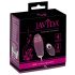 Javida - huevo vibrador con perlas giratorias (púrpura)