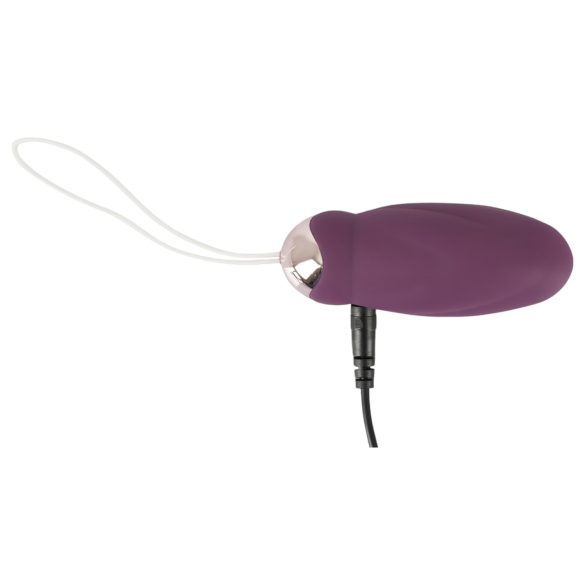 Javida - huevo vibrador con mando a distancia y perlas giratorias - lila