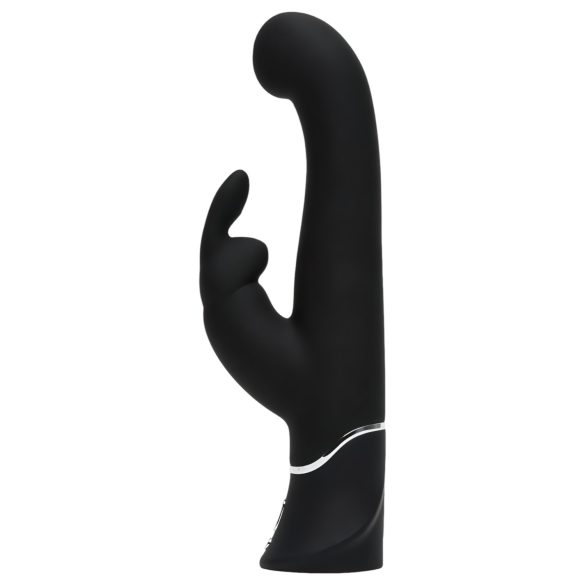 Happyrabbit - Vibrador punto G con brazo para clítoris recargable - negro