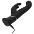 Happyrabbit Punto G - Vibrador Recargable con Estimulador de Clítoris (Negro)