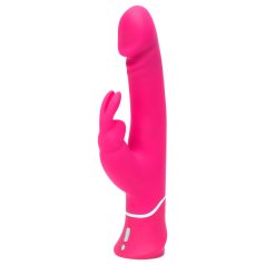   Happyrabbit Bicolor - vibrador impermeable con estimulador de clítoris (rosa)
