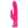 Happyrabbit Bicolor - vibrador impermeable con estimulador de clítoris (rosa)