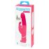 Happyrabbit Bicolor - vibrador impermeable con estimulador de clítoris (rosa)
