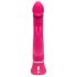 Happyrabbit Bicolor - vibrador impermeable con estimulador de clítoris (rosa)