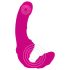 Strepless Strap-On - vibrador con arnés (rosado)