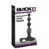 Black Velvet - Vibrador anal perlas (negro)