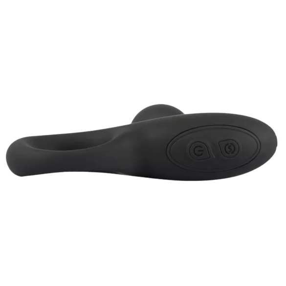 Black Velvets - vibrador anal con bolas - silicona negra