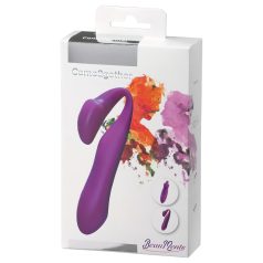   BeauMents Come2gether - vibrador pareja recargable, resistente al agua (lila)