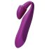 BeauMents Come2gether - vibrador pareja recargable, resistente al agua (lila)