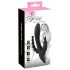 SMILE Triple - Vibrador impermeable de 3 puntas con batería (negro)