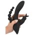 SMILE Triple - Vibrador impermeable de 3 puntas con batería (negro)