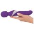 Javida Wand & Pearl - 2en1 vibrador masajeador (lila)