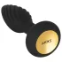 ANOS - vibrador anal rotatorio con cuentas - silicona negra