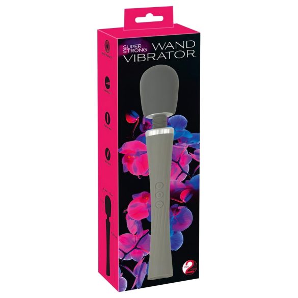 You2Toys - Super Strong Wand - vibrador masajeador (gris)